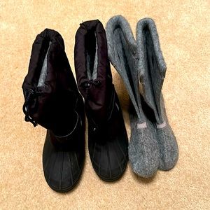 Boys snow boots with extra insole